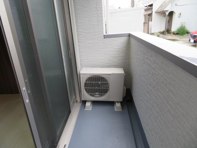 名古屋市南区桜台１丁目のハイツのバルコニー