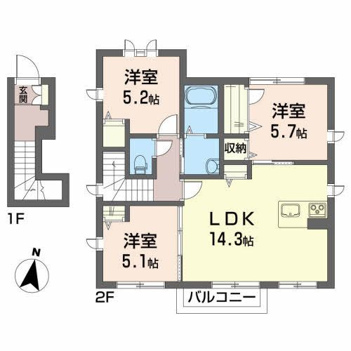 イースタンユースの間取り