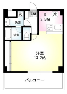 【間取り】 | ＯＺ－ＣＯＵＲＴ | 間取りです。