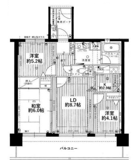 【間取り】 | ライオンズステーションプラザ町田 | 間取りです。