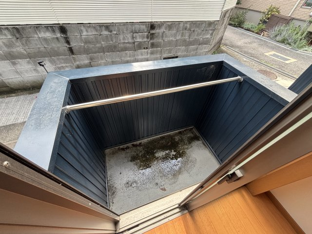 本山北町ハイツのバルコニー