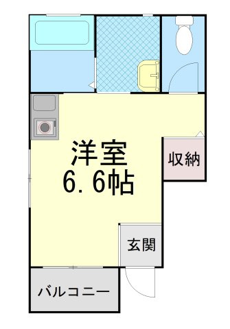 本山北町ハイツの間取り