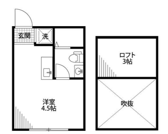 アパートメントハウス足立舎人の間取り