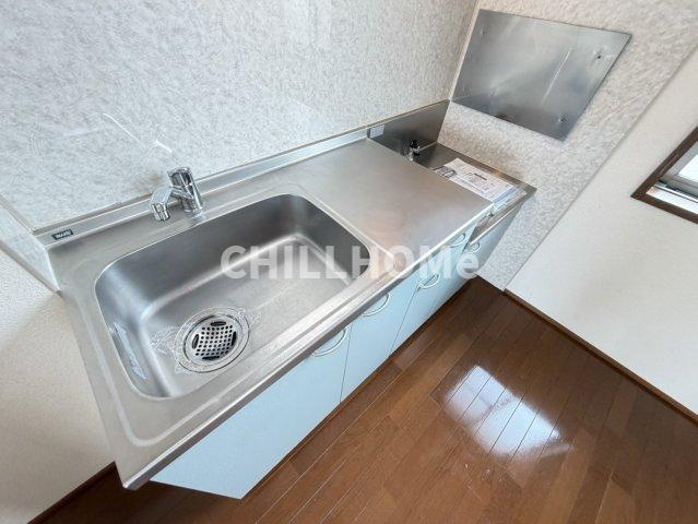 ローレルコートBのキッチン|当社、チルホームのHPもご覧ください(^^)/物件情報多数♪