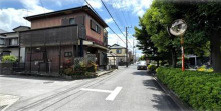 厚木市妻田北　売地の前面道路含む現地写真