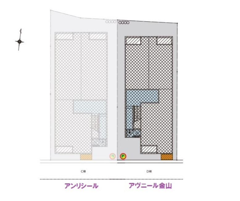  アヴニール金山の区画図
