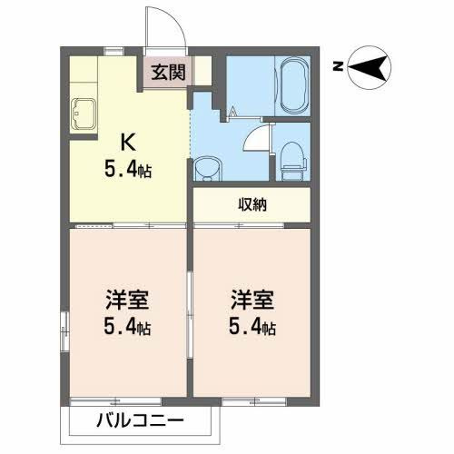 ディアス田園 Ｆの間取り