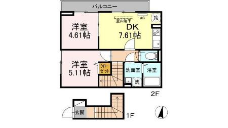 セレスティア北小岩の間取り
