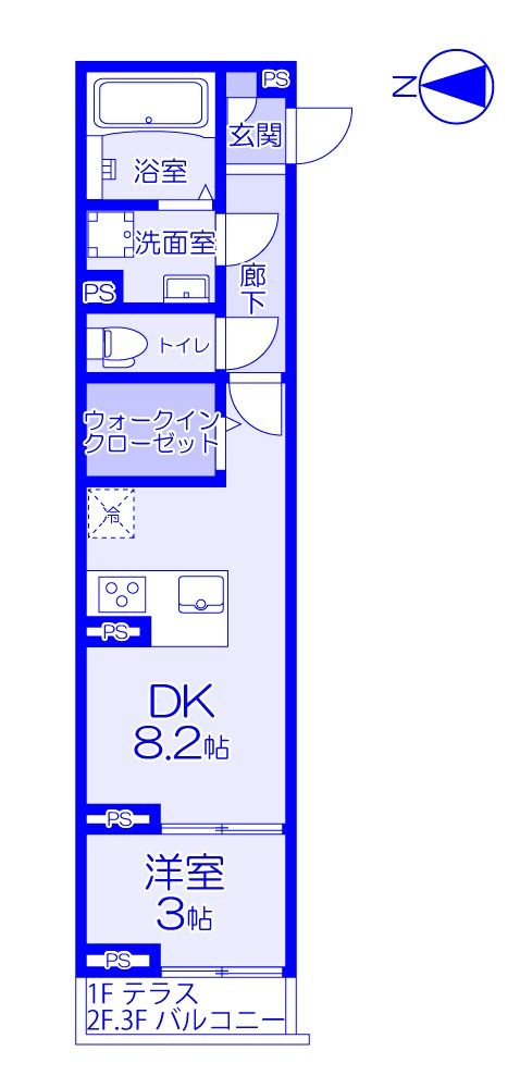 クレールレジデンスの間取り