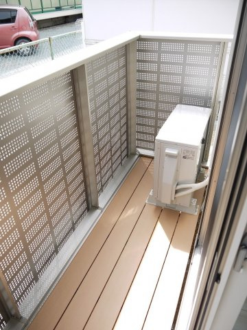 ソーテル南新町のバルコニー
