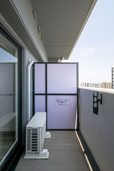 S-RESIDENCE茶屋ヶ坂のバルコニー