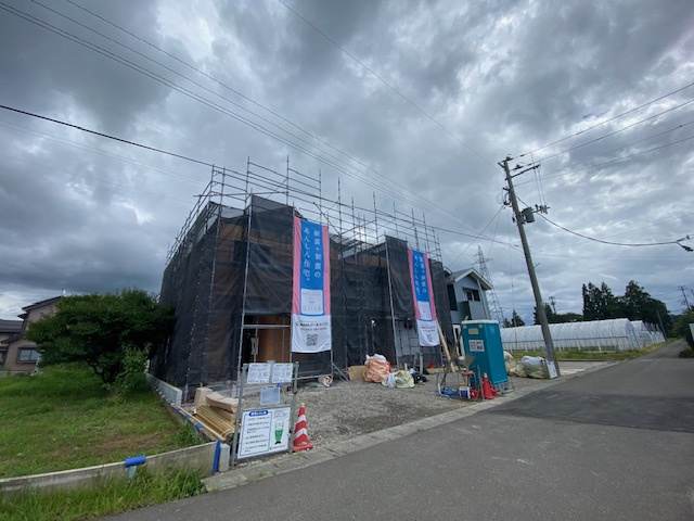 【新築戸建て】由利本荘市薬師堂第13　2号棟のキッチン|写真は完成イメージです。
家族の様子を見ながらお料理できる人気の対面式キッチン♪