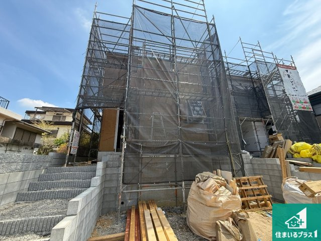 大阪狭山市西山台　第1期　新築一戸建ての外観|現在建築中！落ち着いた街並みで新生活を始めることが出来そう！周辺の物件も併せてご紹介させて頂きます！