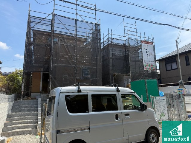 大阪狭山市西山台　第1期　新築一戸建ての外観|現在の進捗状況です！順調に作業進行中、完成が待ち遠しいです！詳細の間取り等、お気軽にお問い合わせください！