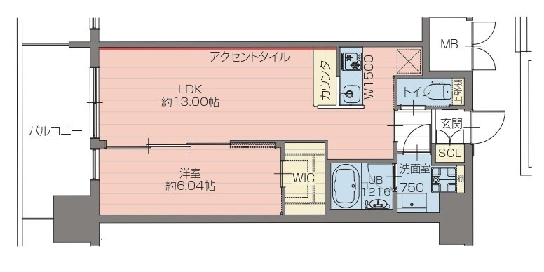 プレジオ梅田の間取り