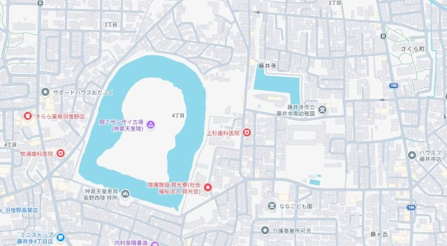 藤井寺市藤井寺　第1期　新築一戸建ての地図