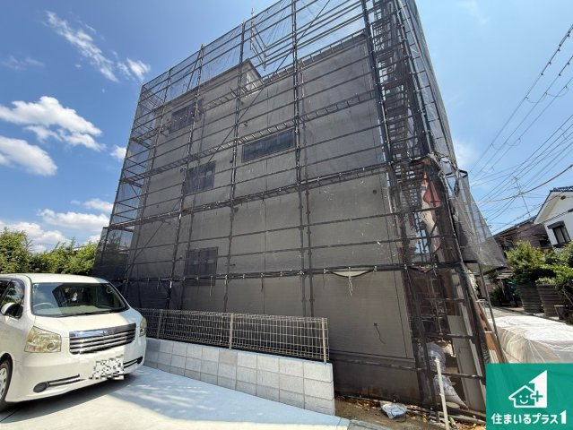 藤井寺市藤井寺　第1期　新築一戸建ての外観|周辺は落ち着いた街並みの住宅地！子育てがしやすい住環境です！まだ未完成ですが、現地でしかわからない事もございます。是非一度ご覧ください。
