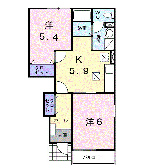 Ⅰ棟1階の間取りになります。
