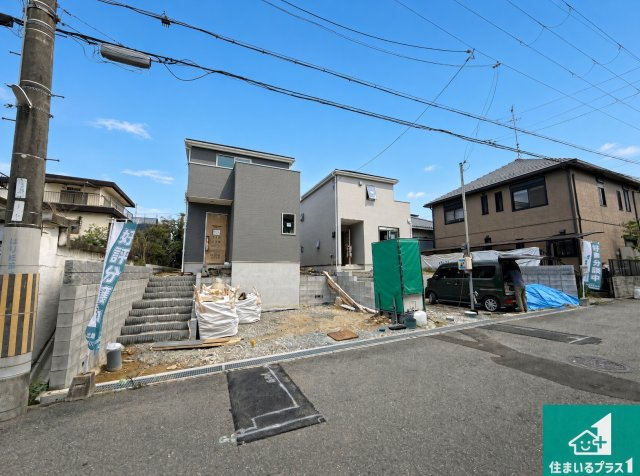 大阪狭山市西山台　第1期　新築一戸建ての外観|現在建築中！落ち着いた街並みで新生活を始めることが出来そう！周辺の物件も併せてご紹介させて頂きます！