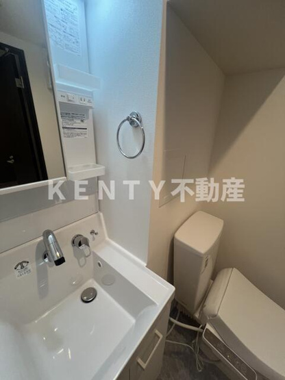 【洗面所】 | ユーレジデンス武蔵小山 | 脱衣スペースもあります