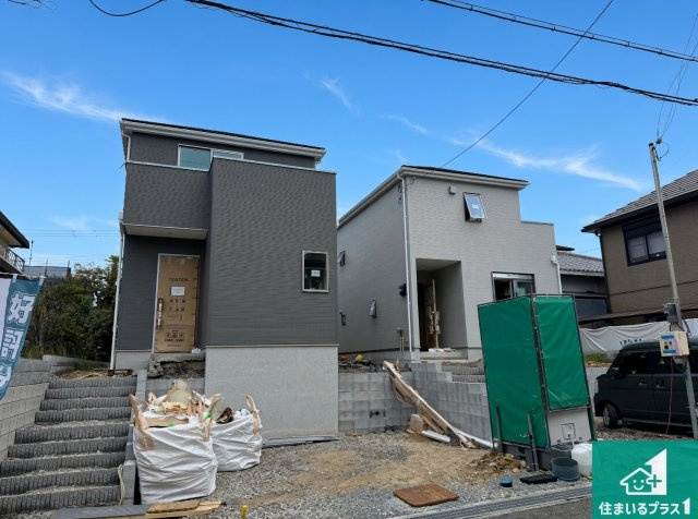 大阪狭山市西山台　第1期　新築一戸建ての外観|現在の進捗状況です！順調に作業進行中、完成が待ち遠しいです！詳細の間取り等、お気軽にお問い合わせください！