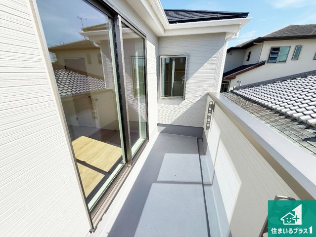 大阪狭山市西山台　第1期　新築一戸建てのバルコニー|日当たりのよいバルコニー！お部屋が開放的に！
