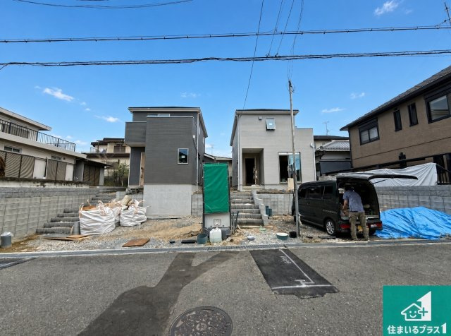 大阪狭山市西山台　第1期　新築一戸建ての外観|現在建築中！落ち着いた街並みで新生活を始めることが出来そう！周辺の物件も併せてご紹介させて頂きます！