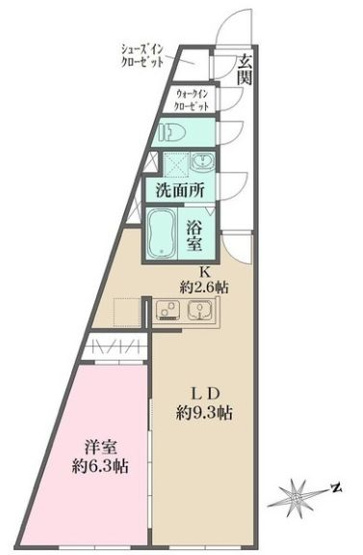 【間取り】 | グローリオシェルト杉並方南町