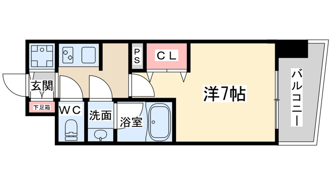 【間取り】 | セイワパレス梅田茶屋町