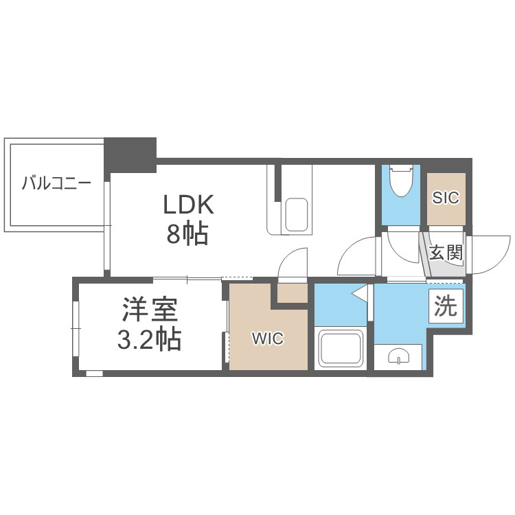 セレニテ東梅田アリエの間取り