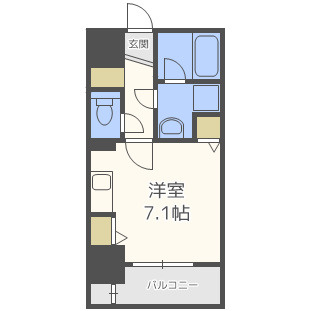 レジデンス本町（旧エコロジー立売堀レジデンス）の間取り