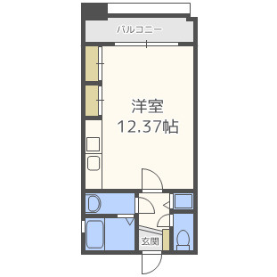 フォレステージュ靱公園の間取り