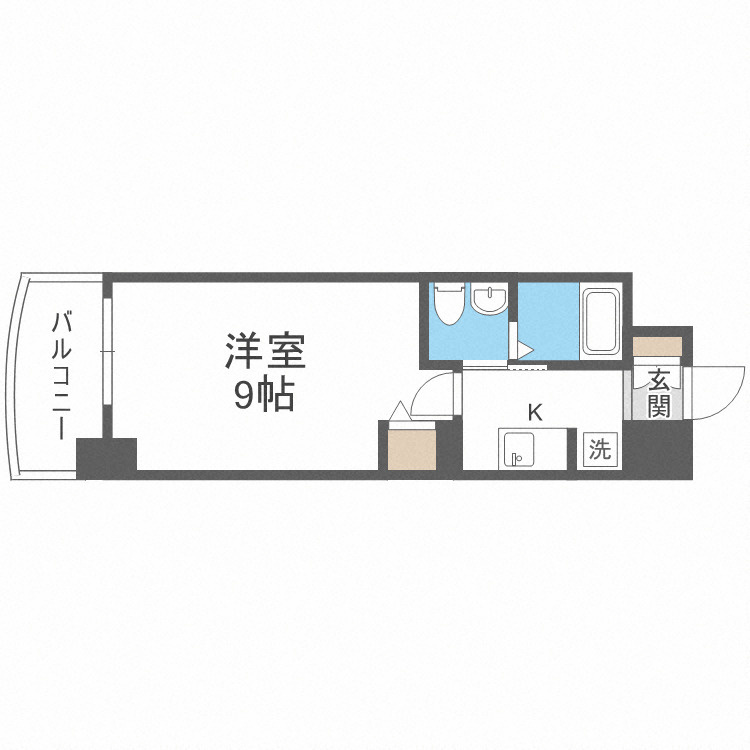APRILE南森町の間取り
