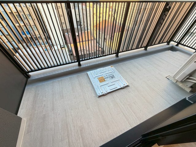 ルフォンプログレ南森町のバルコニー