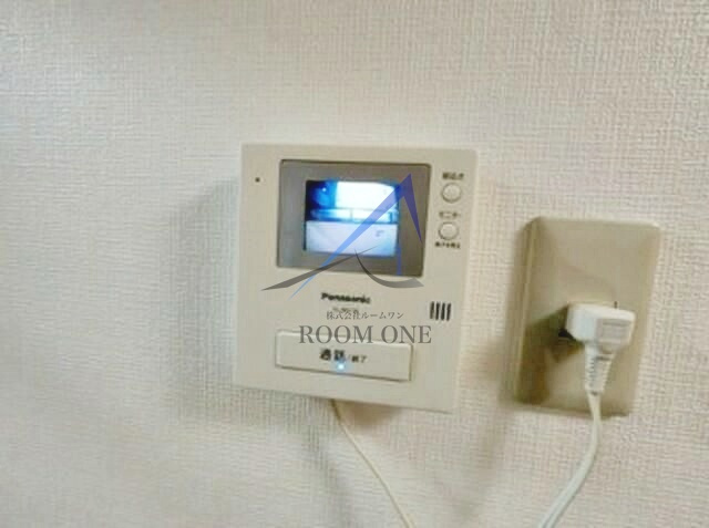 サンハイツ竹内のセキュリティ|モニター付きインターホンです。