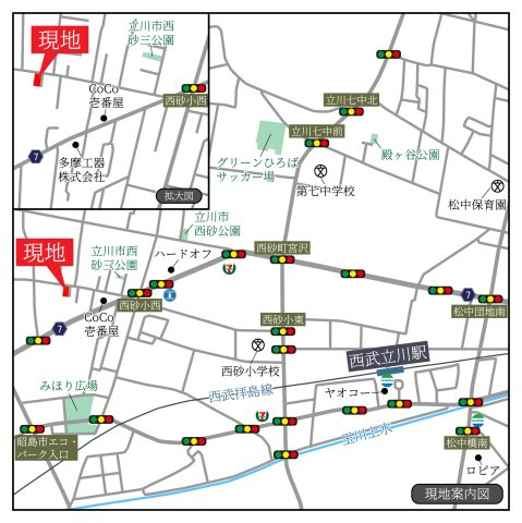 【地図】 | 暮らしやすさを考えたプランで快適な現地ロケーションを実現。安らぎに満たされる、ゆとりのある日々を過ごせます♪
