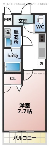 【間取り】 | フジパレス初芝駅南Ⅰ番館