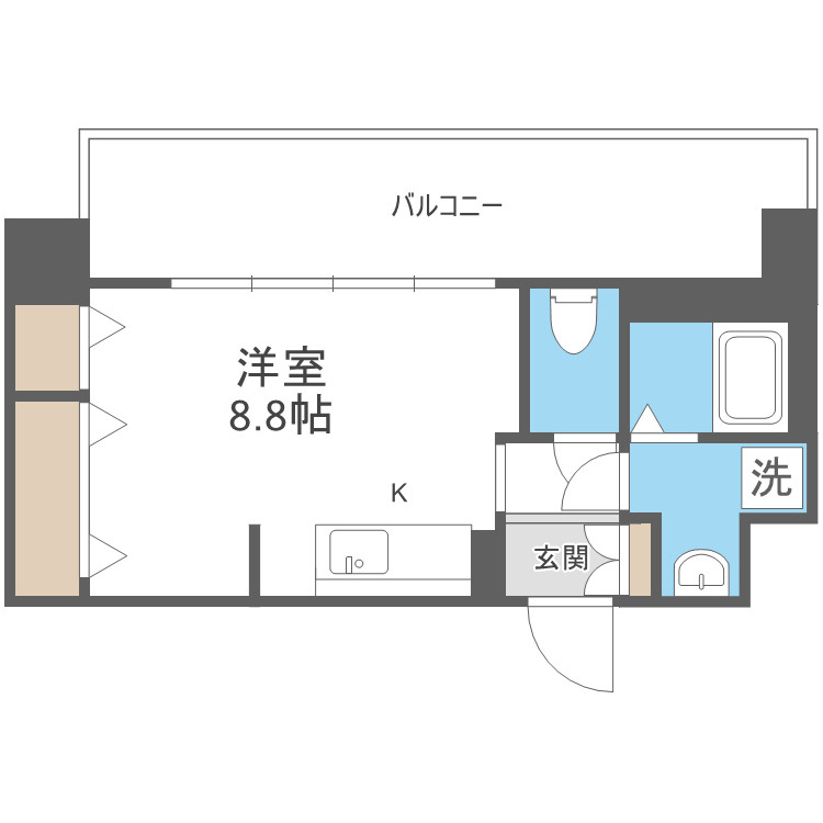 CASSIA福島駅前の間取り