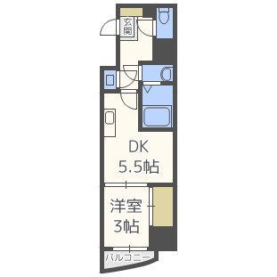 SERENiTE本町refletの間取り