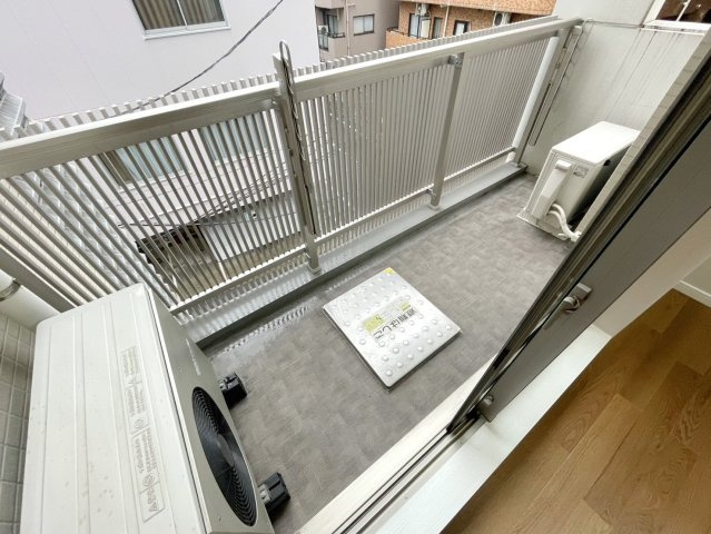 レルシール大島のバルコニー