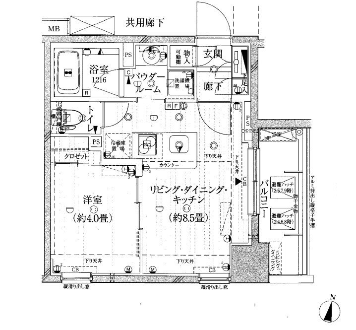 レルシール大島の間取り