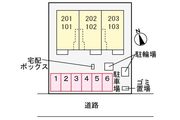 ソレイユ　ＨＡＳ．の区画図