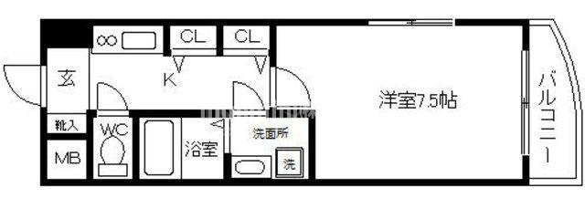 エイペックス内本町の間取り