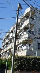 マンション第二青山のバルコニー