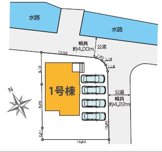 狭山市広瀬1期　全1棟　新築戸建の区画図