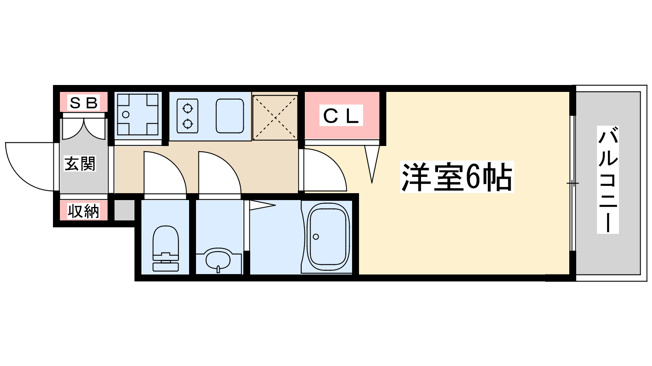 【間取り】 | プレサンス塚本ベラビィ