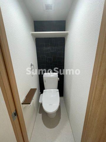 ルストーレ西宮北口1号棟　1号棟のトイレ|トイレもきれいです