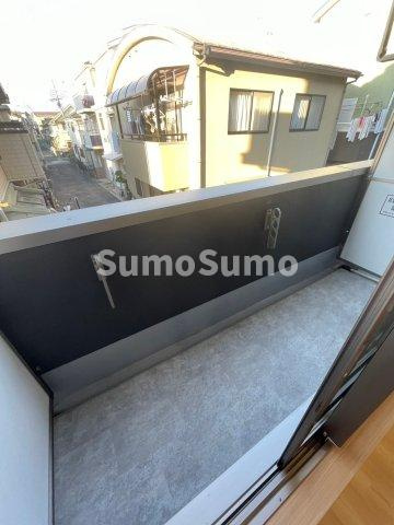 ルストーレ西宮北口1号棟　1号棟のバルコニー|陽当たり良好なバルコニーです