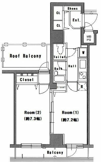 グランド・ガーラ笹塚の間取り|間取りです。