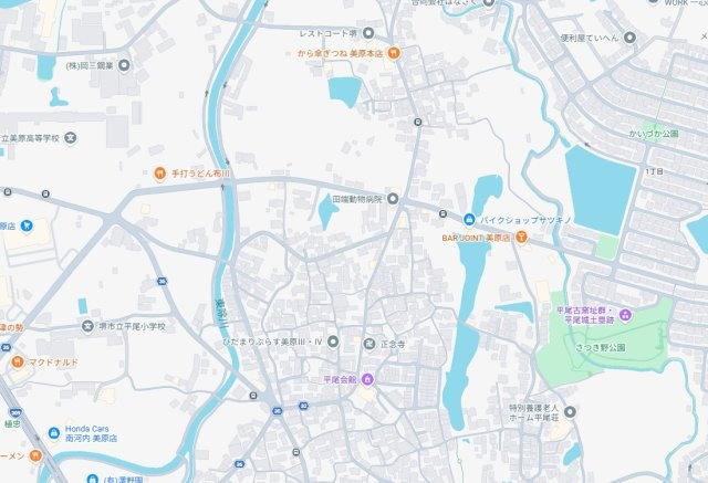 堺市美原区平尾　第4期　新築一戸建ての地図
